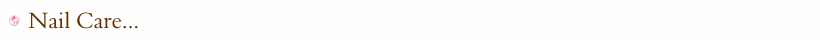 ネイルケアとハンドケア